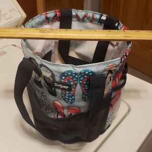 Thirty One round caddy with mesh bottom